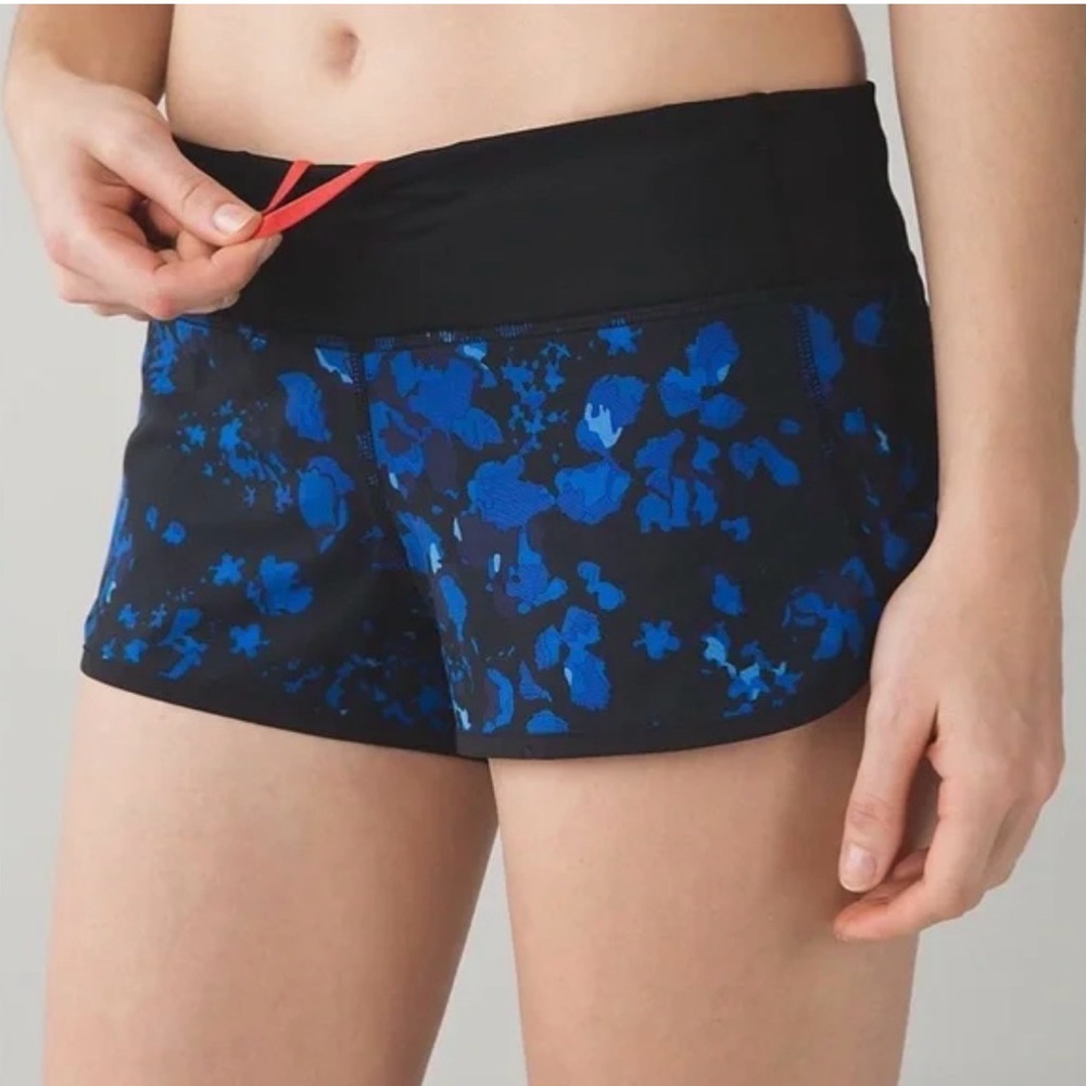 Lululemon Dandy Digie Porcelain Black Speed Shorts 4